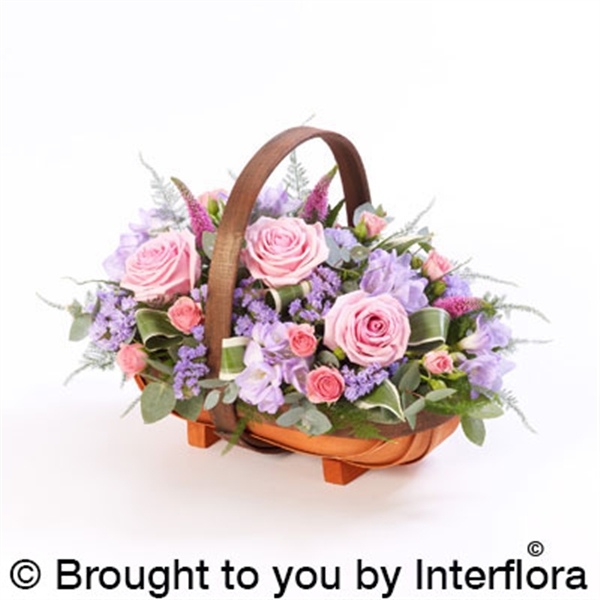 Mixed Basket Pink and Lilac